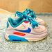 Nike Shoes | Nike Air Max 90 Pink Blue White Toddler Size 7c | Color: Blue/White | Size: 7bb