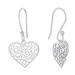 Giani Bernini Jewelry | Giani Bernini Filigree Heart Drop Earrings | Color: Silver | Size: Os