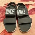 Nike Shoes | Nike Slides With Back Strap Men’s Size 10 | Color: Gray/White | Size: 10