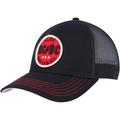 Men's American Needle Black AC/DC Valin Trucker Snapback Hat