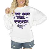 Women's Gameday Couture White TCU Horned Frogs PoweredBy Got the Power Premium Pullover Sweatshirt