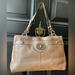 Coach Bags | Coach Tan Metallic Leather Bag | Color: Tan | Size: Os