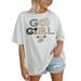 Women's Gameday Couture White Purdue Boilermakers PoweredBy Go Girl Oversized T-Shirt