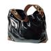 Michael Kors Bags | Michael Kors Joplin Black Patent Leather Hobo Large Shoulder Bag Retail $289 | Color: Black/Brown | Size: Large