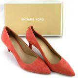 Michael Kors Shoes | Michael Kors Dorothy Flex Pump Suede High Heels. Style:40f6domp1s | Color: Pink | Size: 7.5