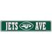 New York Jets 4" x 18" Team Boulevard Metal Sign