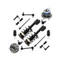 2005-2009 Buick Allure Front and Rear Strut Coil Spring Wheel Hub Ball Joint Kit - Detroit Axle