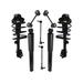 1996 Plymouth Grand Voyager Front and Rear Shock Strut Coil Spring Sway Bar Link Kit - Detroit Axle