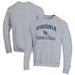 Men's Champion Gray Virginia Cavaliers Track & Field Icon Powerblend Pullover Sweatshirt