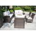 Wade Logan® Anazco 13-Person Rattan Sofa Seating Group w/ Cushions | 30.71 H x 70.28 W x 28.34 D in | Outdoor Furniture | Wayfair