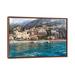 East Urban Home 'Low Angle View of Positano from The Sea, Amalfi Coast, Campania, Italy' - Print Canvas, in Gray/White | Wayfair