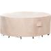 2023 F&J Outdoors Patio Round Table Cover w/ 3 Year Warranty in Brown | 27.5 H x 62 W x 62 D in | Wayfair FJ-US-WFG-M20