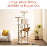 Tucker Murphy Pet™ 70.1-Inch Large Cat Tree, Multi-Level Tall Cat Tower For Indoor Cats, Plush Cat Condo w/ Big Padded Perches | Wayfair