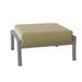 Woodard Fremont Outdoor Ottoman w/ Cushion Metal in Brown | 14.8 H x 28.25 W x 25.8 D in | Wayfair 9U0486-72-06N