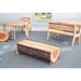 Nature View Live Edge Log Bench 10H - Whitney Brothers WB0898