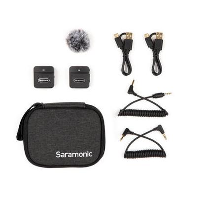 Saramonic Blink 100 B1 Digital Camera-Mount Wireless Clip-On Microphone System with 3 BLINK100B1