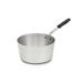 Vollrath 682110 10 qt Wear-Ever Aluminum Tapered Saucepan w/ Hollow Silicone Handle, Black Silicone Handle