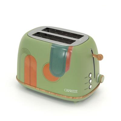 Toaster Caprizze Kaito mit Doppelschlitz Extra Breit 6 Bräunungsstufen Blumendekoration und Image