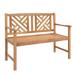 Costway Patio Acacia Wood 2-Person Slatted Bench Outdoor Loveseat - See Details