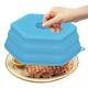 Austok Microwave Food Cover Vented Microwave Food Splatter Guard Collapsible Microwave Plate Covers Silicone Dish Plate Lid Microwave Splatter Cover BPA Free and Dishwasher Safe for Kitchen