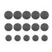 Tinksky 150 Pcs Round Mesh Pads Flowerpot Bottom Grid Hard PP Garden Drainage Mesh Hollow Pads for Planting Supplies (Black 2.5cm 4.5cm 7.5cm Diameter Style)