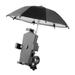 Bike Phone Holder Mount for Handlebar Accessories Motorcycle Phone Holder Black with umbrella