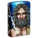 Zippo Greek God Clash Design Glow in the Dark 540 Color Pocket Lighter