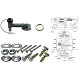 TOTO Toilet parts Drainage center change set: 200mm From water supply concealment to remodeling water supply concealment For PVC pipe (for Neorest) Neo-200SET-PVC-II