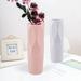 Hesroicy Minimalist Unbreakable Flower Vase for Portable Flower Arrangement - Ceramic Look Home Decor