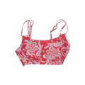 Sunsets Swimsuit Top Red Print Swimwear - New - Women's Size 9