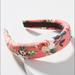 Anthropologie Accessories | Anthropologie Vineet Bahl Pink Floral Headband | Color: Pink | Size: Os
