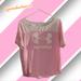 Under Armour Tops | Euc Underarmour Tshirt | Color: Pink/White | Size: L