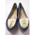 Coach Shoes | Coach Romy Espadrilles Blue & Yellow Tassels Leather 5 1/2 B | Color: Yellow | Size: 5.5