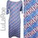 Lularoe Dresses | Lularoe | Julia Dress New Red White Blue Patriotic Print "76" | Color: Blue/Red | Size: S