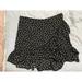 Urban Outfitters Skirts | Black And White Polka Dot Mini Skirt | Color: Black/White | Size: L