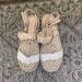 American Eagle Outfitters Shoes | American Eagle Outfitters Sandals Size 7 | Color: Cream/White | Size: 7