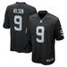 Men's Nike Tyree Wilson Black Las Vegas Raiders 2023 NFL Draft First Round Pick Game Jersey