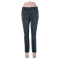 Gap Jeans - High Rise Skinny Leg Denim: Blue Bottoms - Women's Size 8 - Dark Wash