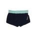 Reebok Athletic Shorts: Blue Color Block Activewear - Women's Size Small
