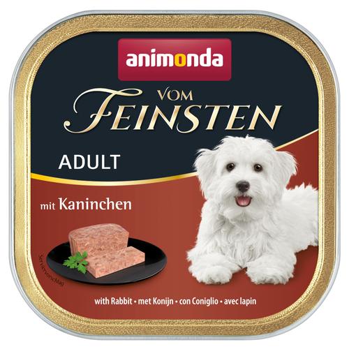 24x150g Adult getreidefrei: Kaninchen Sparpaket animonda vom Feinsten Hundefutter nass