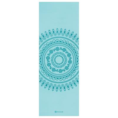 GAIAM - 6 mm Premium Yoga Mat - Yogamatte Gr 61 x 173 x 0,6 cm blau Image