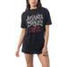 Women's The Wild Collective Black Atlanta Braves T-Shirt Dress