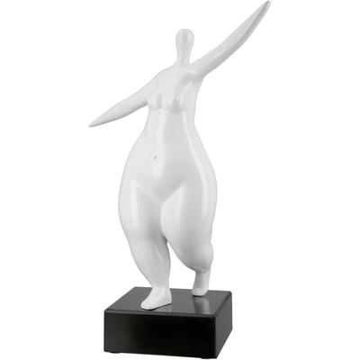 Dekofigur CASABLANCA BY GILDE "Skulptur Lady", weiß, B:28cm H:37cm T:14cm, Kunstharz, Dekofiguren Image
