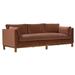 Robin Bruce Boden 99" Square Arm Sofa w/ Reversible Cushions Cotton in Brown | 35 H x 99 W x 38 D in | Wayfair BODEN-233-PC_15295-40_CA