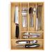 Foundry Select 2.4" H x 16.9" W x 11.8" D Cutlery/Knife Drawer Organizer Bamboo in Brown | 2.4 H x 16.9 W x 11.8 D in | Wayfair