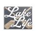 Stupell Industries Lake Life Crossed Boating Oars by Lil' Rue - Wrapped Canvas Graphic Art Canvas in Gray | 24 H x 30 W x 1.5 D in | Wayfair
