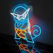 Trinx Ikora 15" LED Neon Sign in Blue/Yellow | 15 H x 13.8 W x 1.57 D in | Wayfair B645C5C5CC674F0E846077C282E40EB4