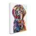 Stupell Industries Vivid Dog Face Pet Portrait by Jen Seeley - Wrapped Canvas Graphic Art Canvas in White | 20 H x 16 W x 1.5 D in | Wayfair