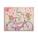 Stupell Industries Love in the Air Tulip Bike Basket by ND Art - Wrapped Canvas Graphic Art Canvas in White | 36 H x 48 W x 1.5 D in | Wayfair