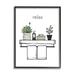 Stupell Industries Relax Bathroom Potted Botanicals Framed Giclee Art By Annie Lapoint Wood in Black/Brown/Green | 30 H x 24 W x 1.5 D in | Wayfair